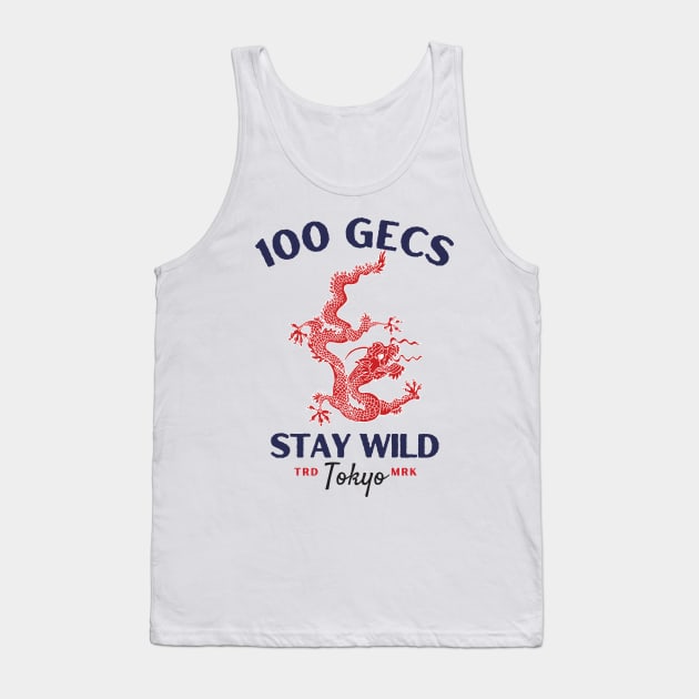 100 gecs red dragon Tank Top by Ollie_kota